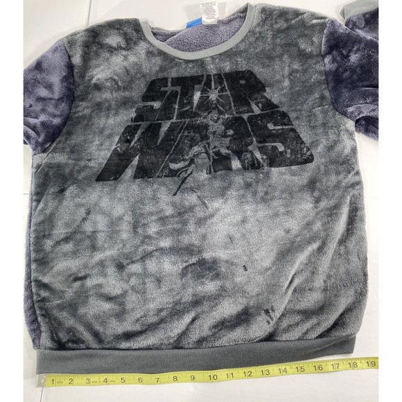 Star Wars Women's Gray Pullover Long Sleeve Crew Neck Soft Fleece Size L (11-13) - Picture 9 of 12